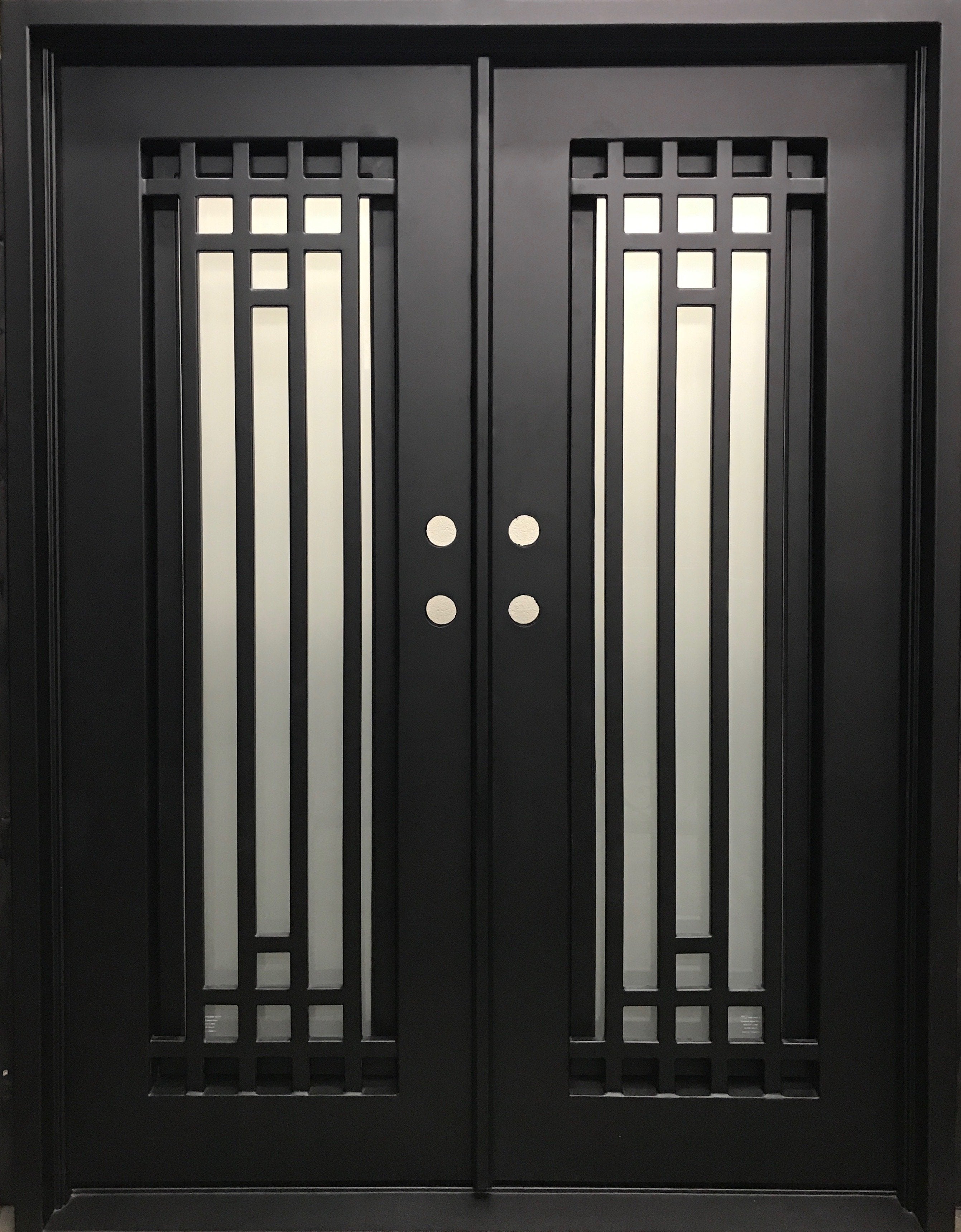Olive Doors Modern Square Top Wrought Iron Doors Van Nuys, CA Luxe Iron Doors