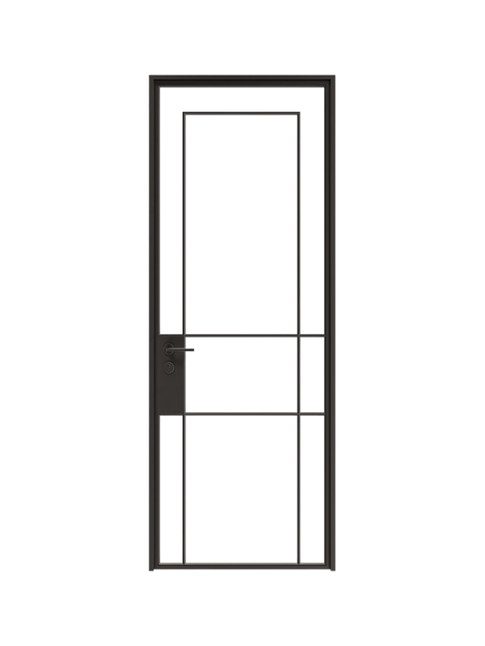 Polene- Solid Steel Single ArchGlass Door image 0