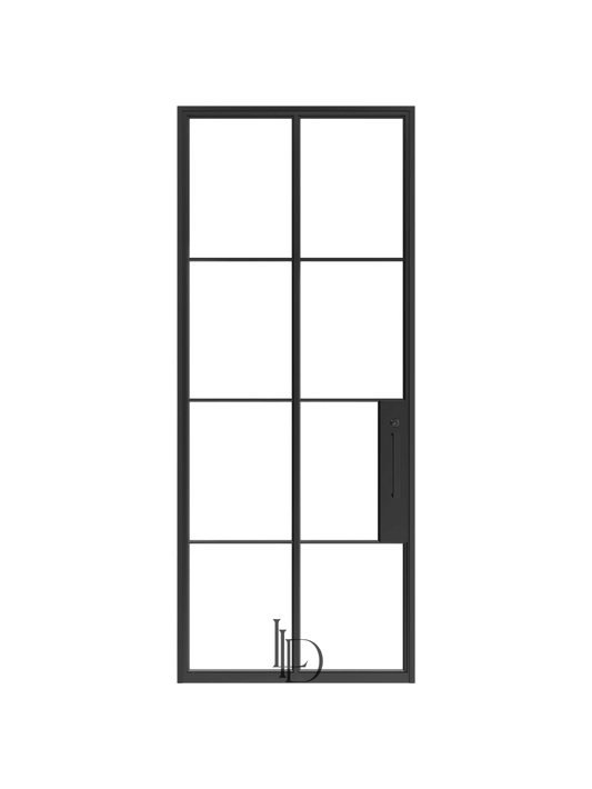 Pascal - Single Steel Glass Door image 0