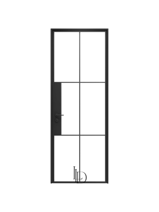 Blaise - Single Steel Glass Door image 0