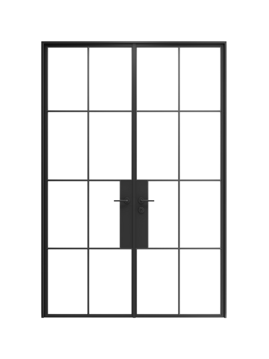 Lucas- Double Steel Glass Doors image 0