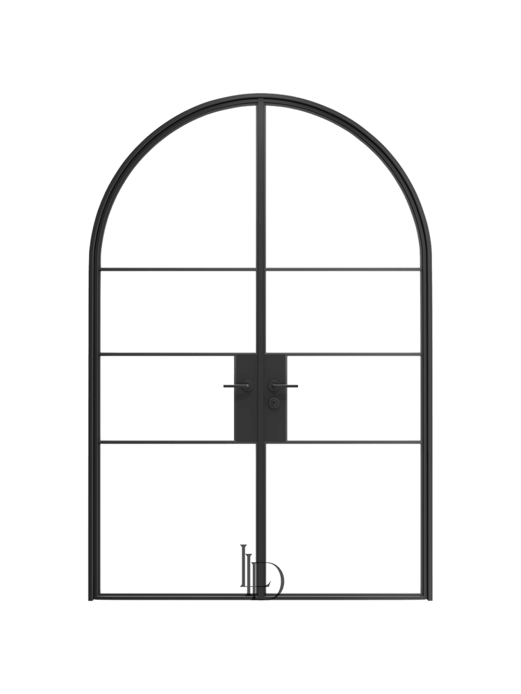 Claire- Full-Arch Double Steel Glass Doors image 0