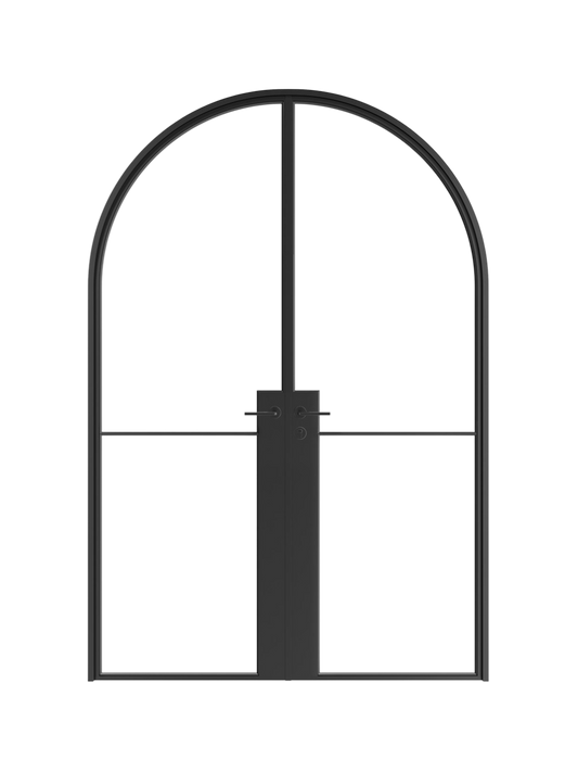 Noelle- Double Steel Glass Doors image 0