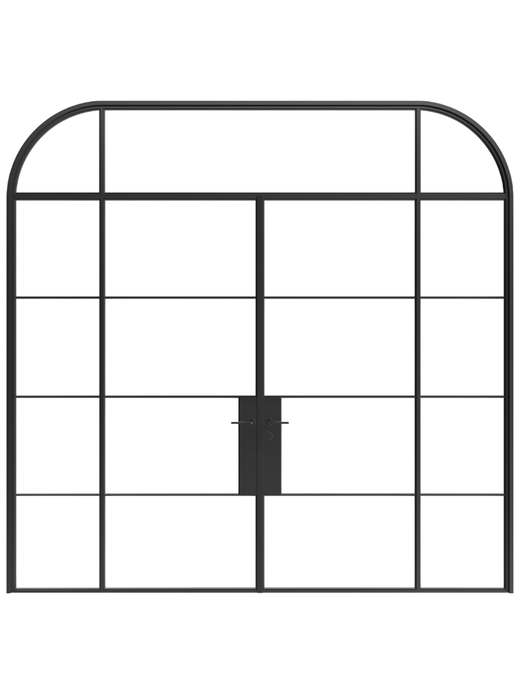 Colette - Solid Steel Doors With Sidelites image 0