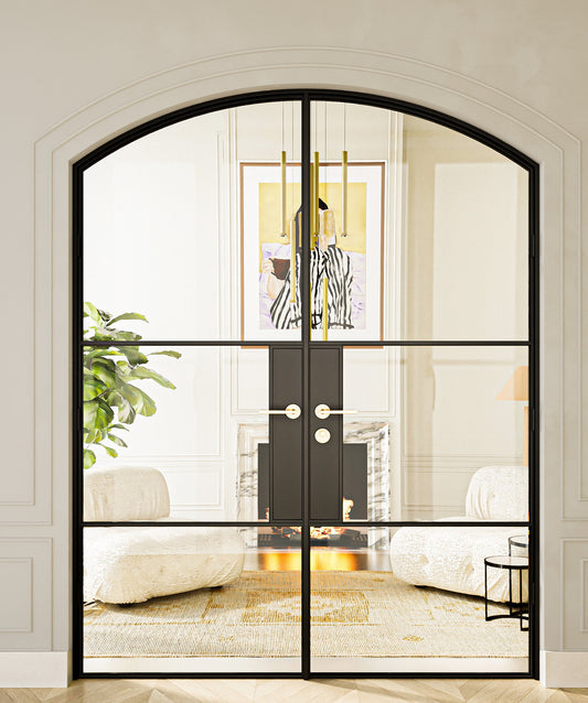 Pierre- Double Steel Glass Doors image 1