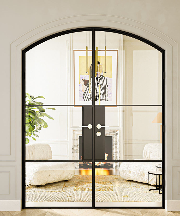 Pierre- Double Steel Glass Doors image 1