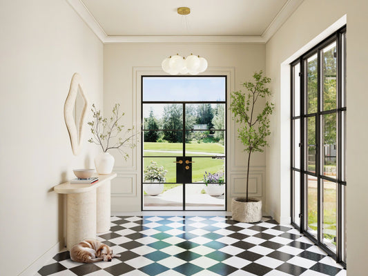 Bastien- Thermally Broken Double Steel Glass Doors image 1