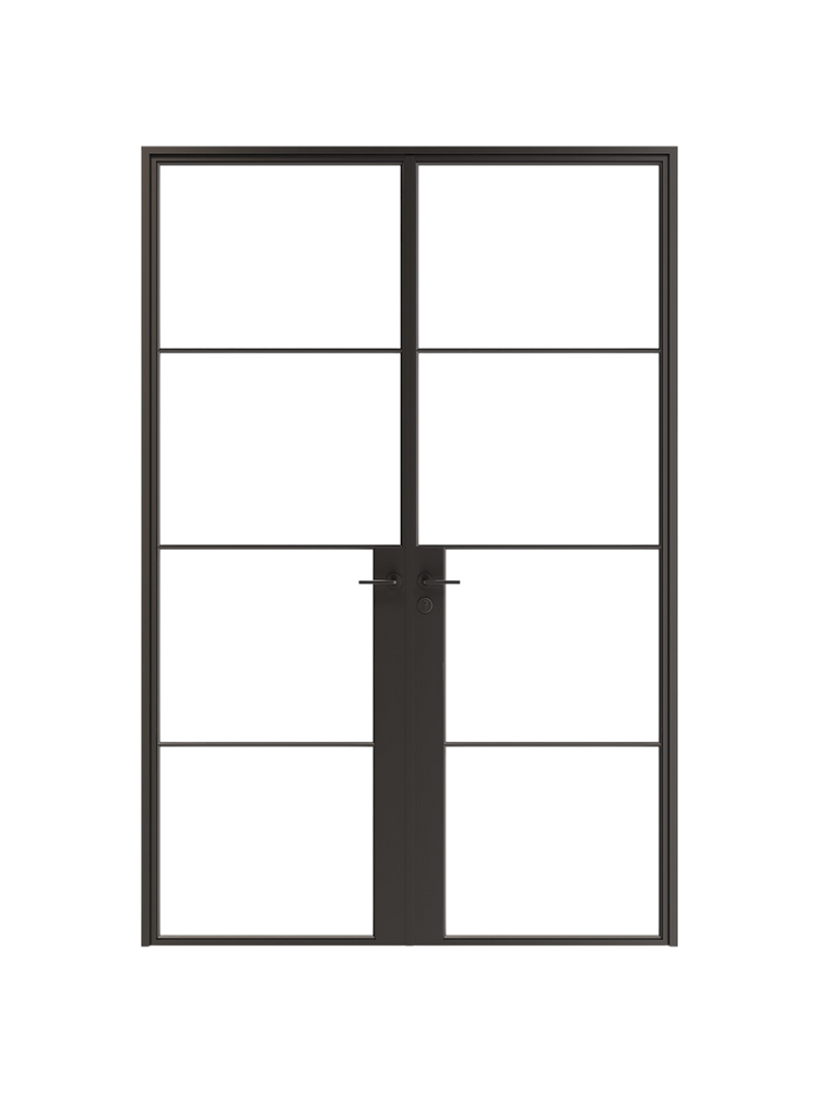 Sylvie- Double Steel Glass Doors image 0