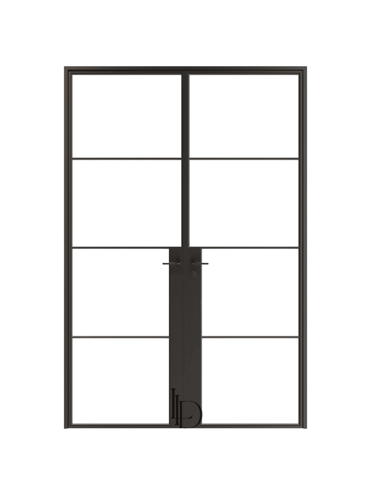 Sylvie- Double Steel Glass Doors image 0