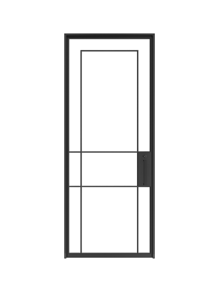 Odette- Single Steel Glass Door image 0