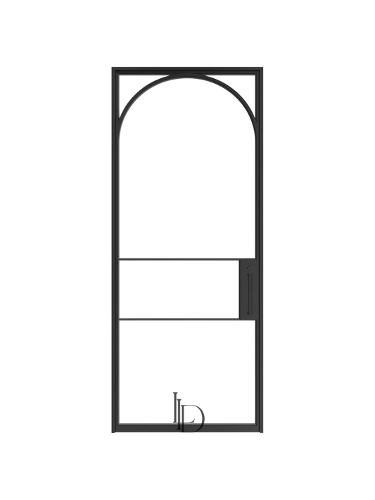 Gaston - Single Steel Glass Door image 0