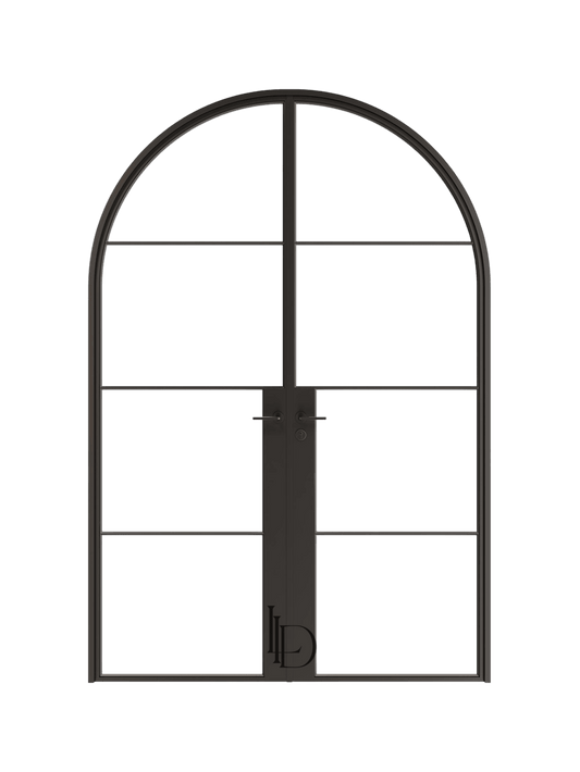 Auguste- Full-Arch Double Steel Glass Doors image 0