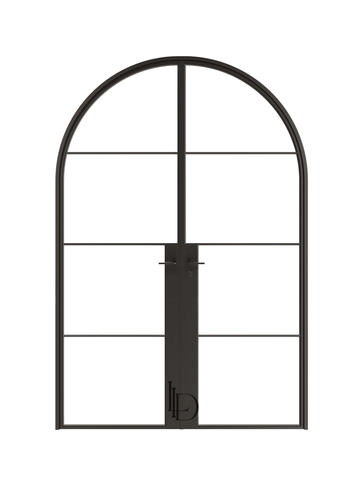 Auguste- Full-Arch Double Steel Glass Doors image 0