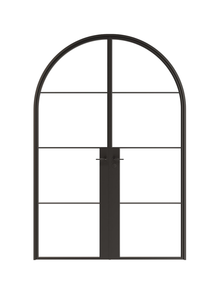 Auguste- Full-Arch Double Steel Glass Doors image 0