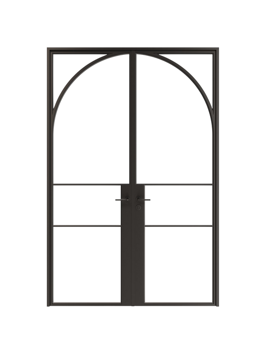 Beaux- Double Steel Glass Doors image 0