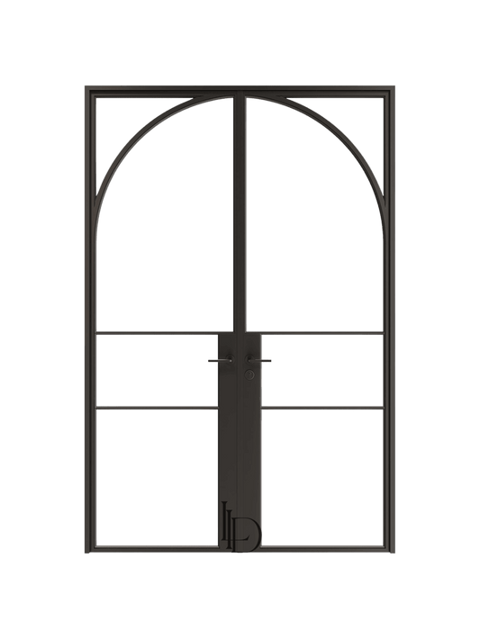 Beaux- Double Steel Glass Doors image 0
