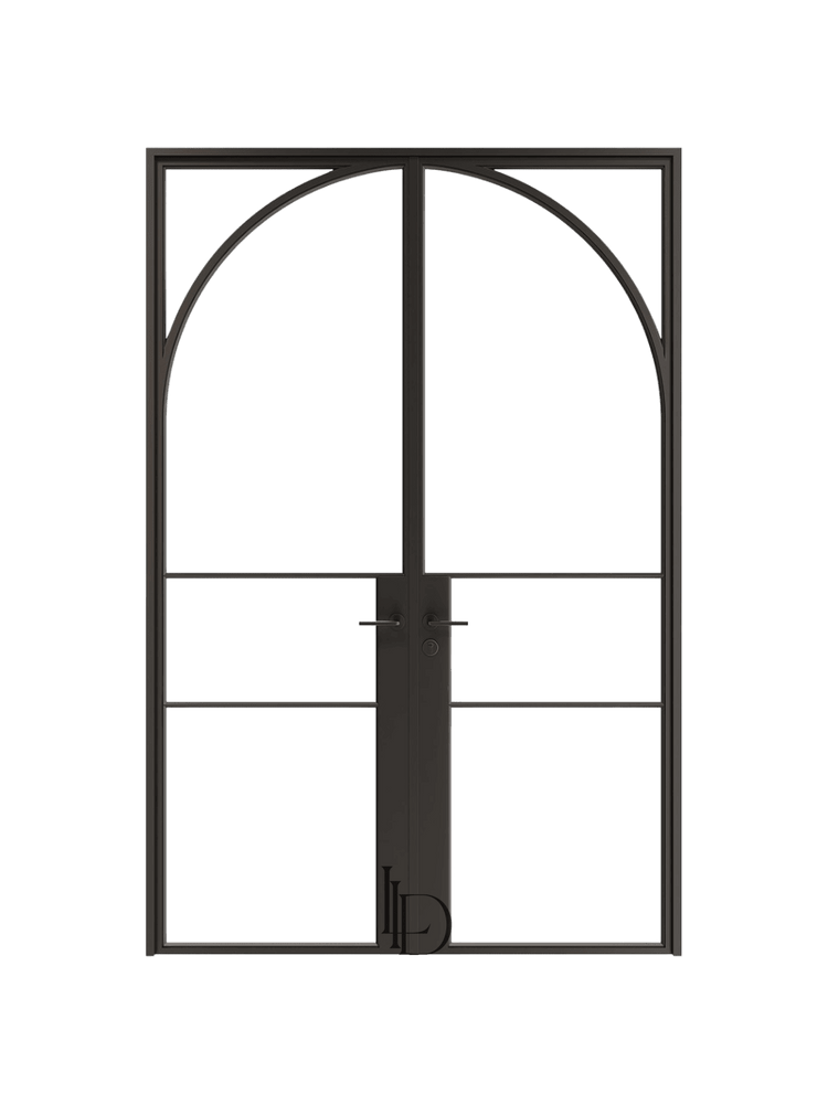 Beaux- Double Steel Glass Doors image 0