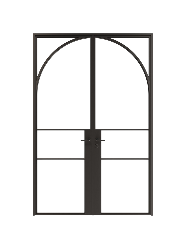 Beaux- Double Steel Glass Doors image 0