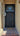 MARIGOLD - FLAT TOP IRON DOOR, TEMPERED GLASS, TWO-TONED COLOR, 72X96, RH