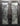 double wrought iron door