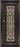 ORCHID -flat top, prehung, bug, screen, front entry single wrought iron door- 37x96 Right Hand - Luxe Iron Doors