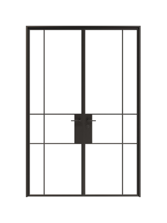 Rumi- Double Steel Glass Doors image 0