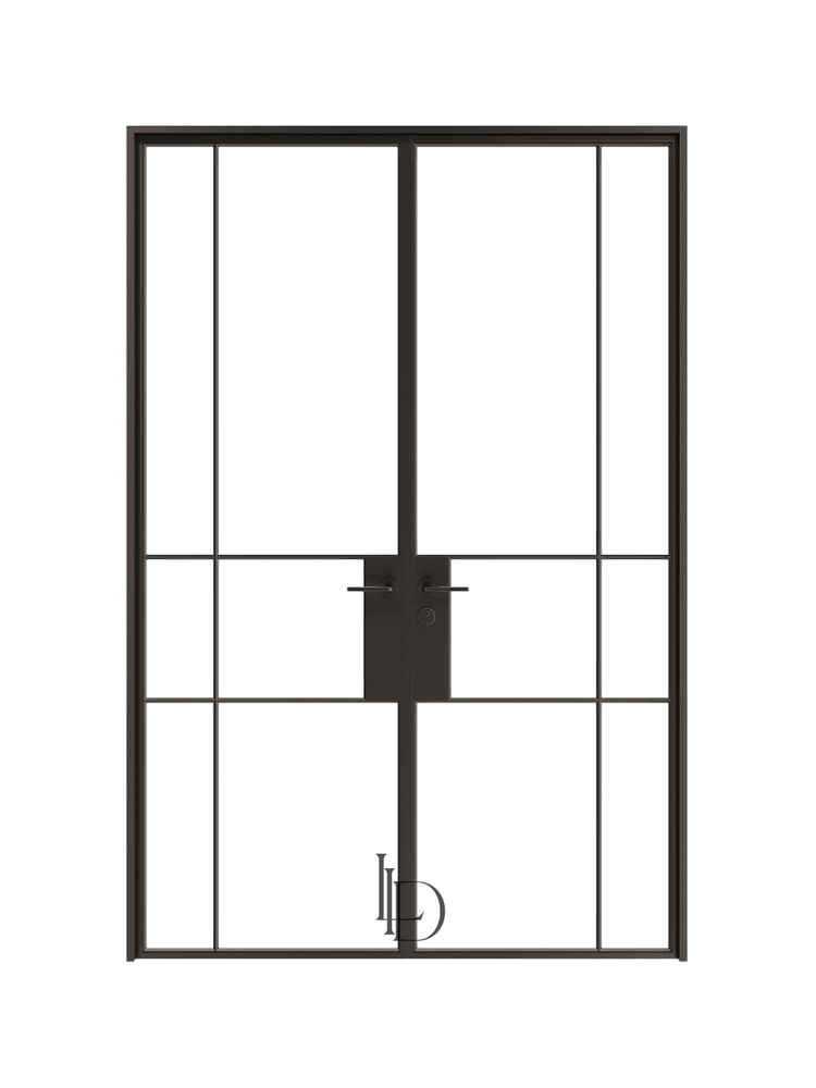 Rumi- Double Steel Glass Doors image 0