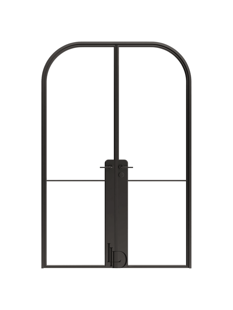 Margaux- Arch Double Steel Glass Doors image 0