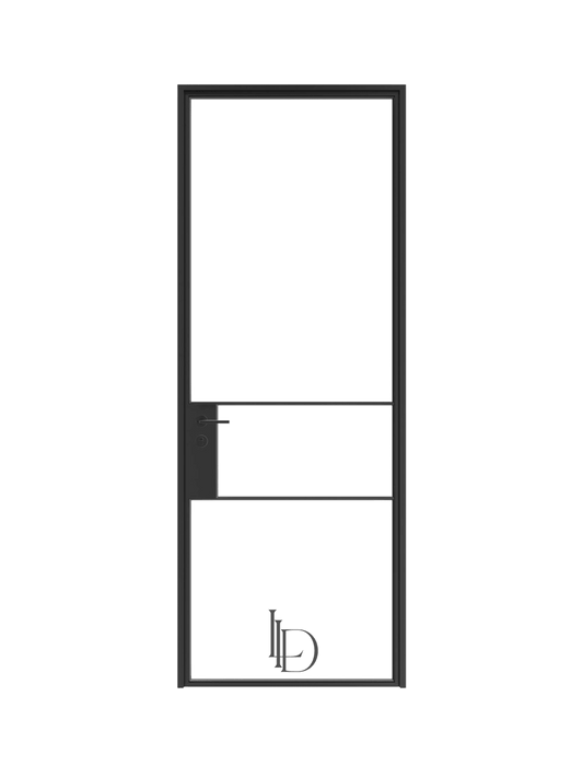 Andre - Single Steel Glass Door image 0