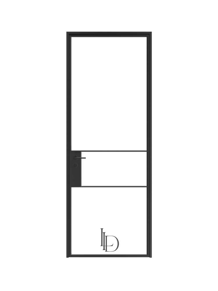 Andre - Single Steel Glass Door image 0