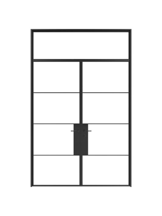 Bastien- Thermally Broken Double Steel Glass Doors image 0