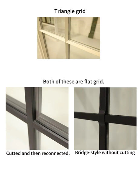 Chase- Half-Arch Double Solid Steel Glass Doors image 1