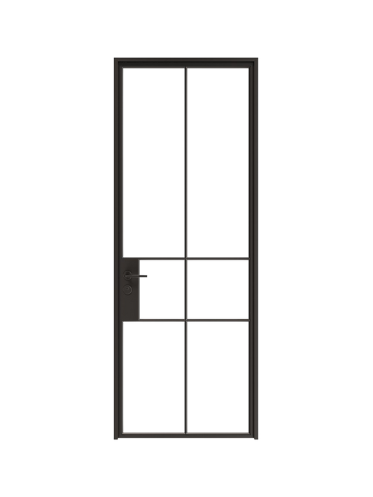 Hugo- Single Steel Glass Door image 0