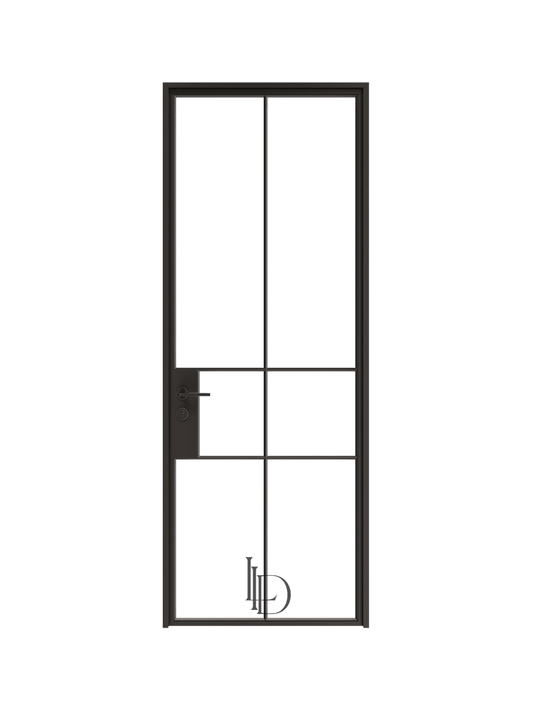 Hugo- Single Steel Glass Door image 0