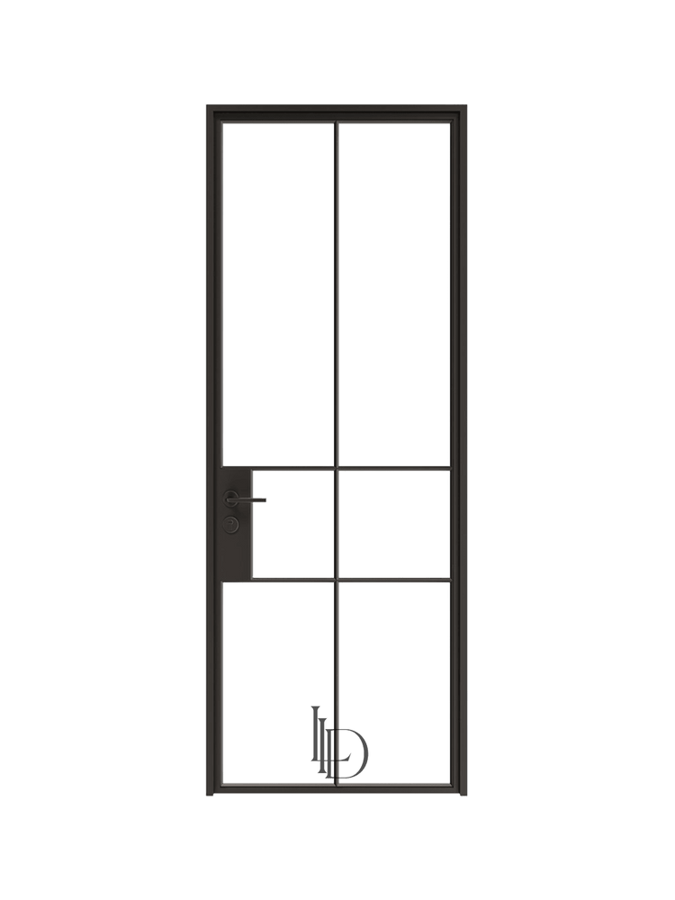 Hugo- Single Steel Glass Door image 0