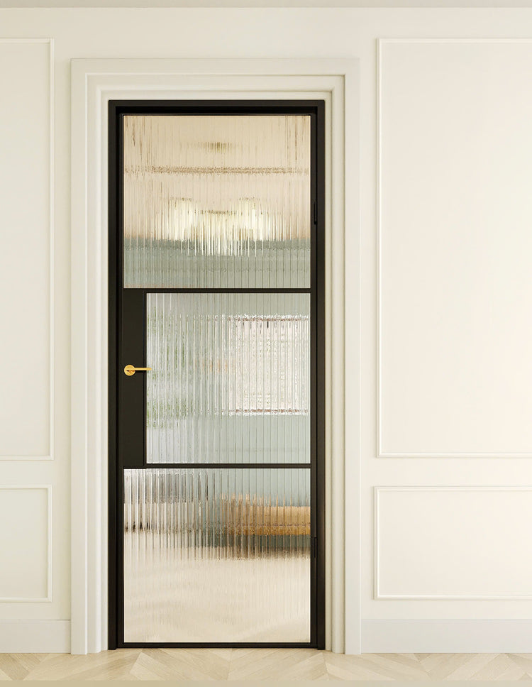 Celine- Single Steel Glass Door image 2