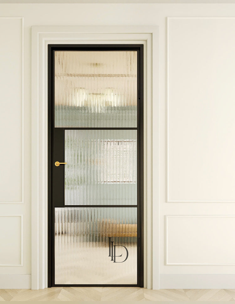 Celine- Single Steel Glass Door image 2