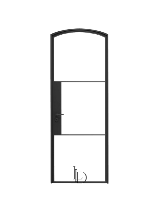 Sienna - Half-Arch Steel Glass Door image 0