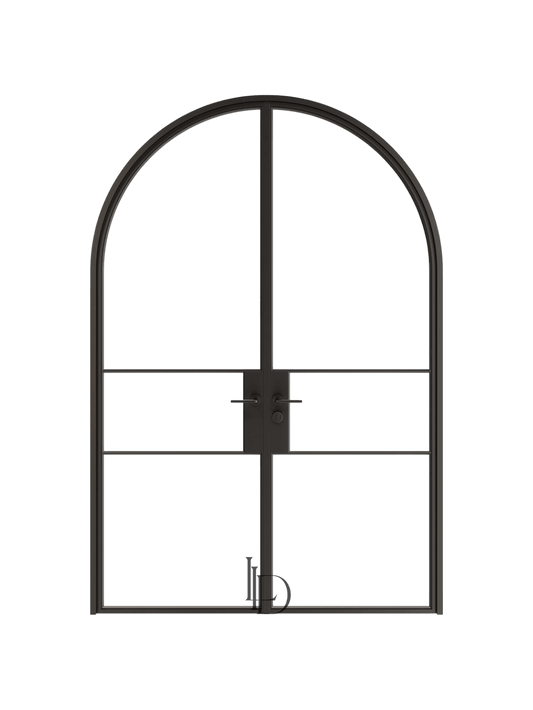 Emme- Double Steel Glass Doors image 0