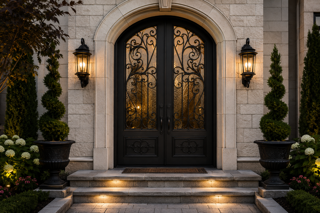 14 Ways an Iron Door Can Make Your Front Entry Feel More Complete