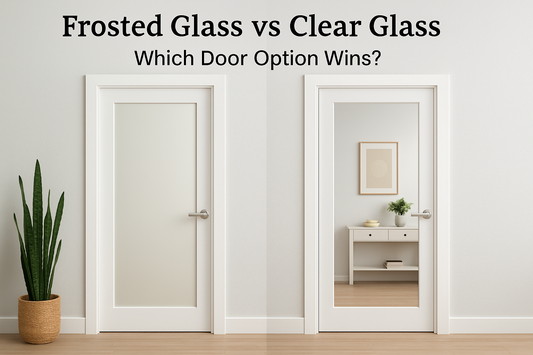 Frosted Glass vs Clear Glass: Which Door Option Wins?