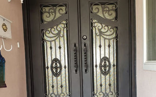 A Guide to Pairing Wrought Iron Doors With Renovated Home Exteriors