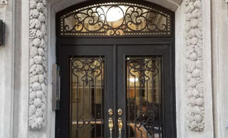 Double Front Iron Doors
