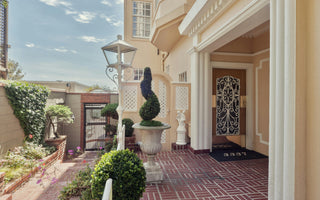 Wrought iron door finish