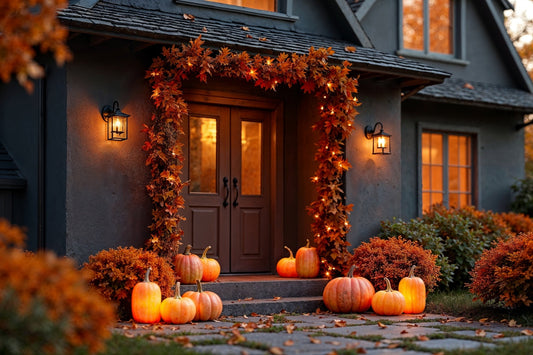 How to Decorate Double Iron Doors for Every Season