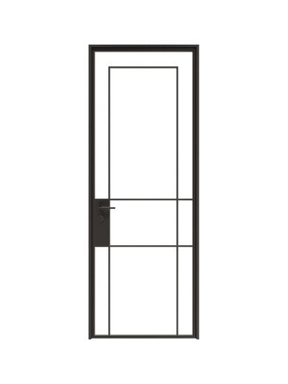 Polene- Solid Steel Single ArchGlass Door image 0