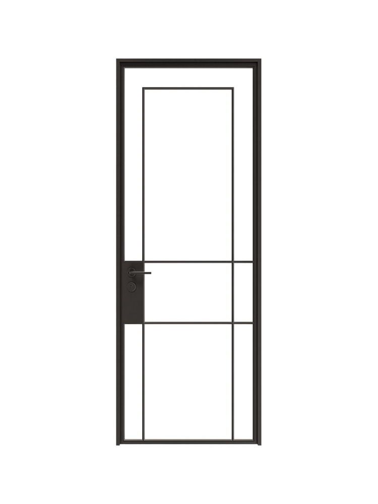 Polene- Solid Steel Single ArchGlass Door image 0