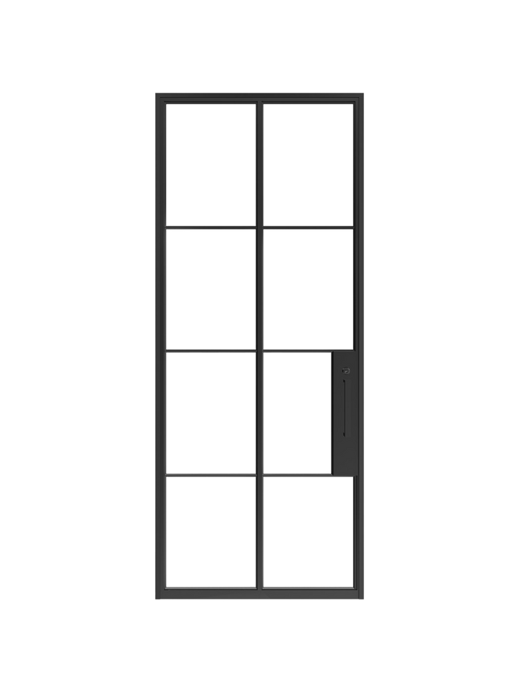 Pascal - Single  Steel Glass Door image 0