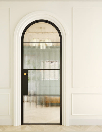 Delphine-  Full-Arch Single  Steel Glass Door image 2