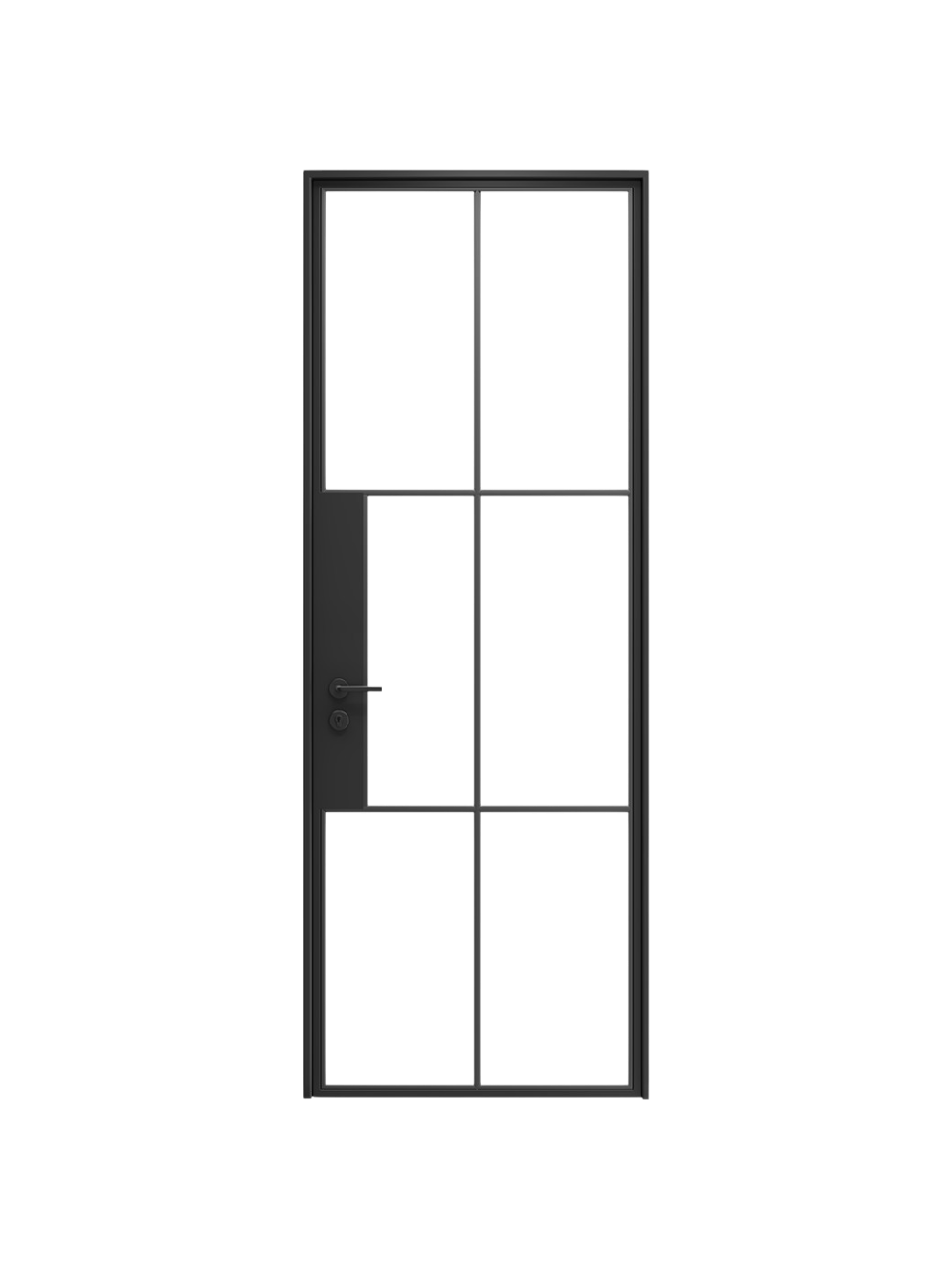 Blaise - Single  Steel Glass Door image 0